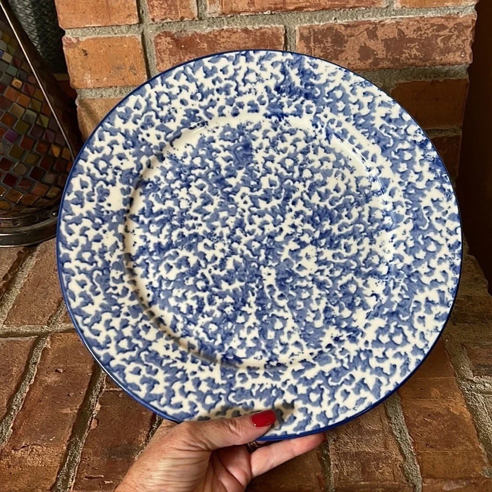 Royal Majestic Country Time Blue Large Round Platter